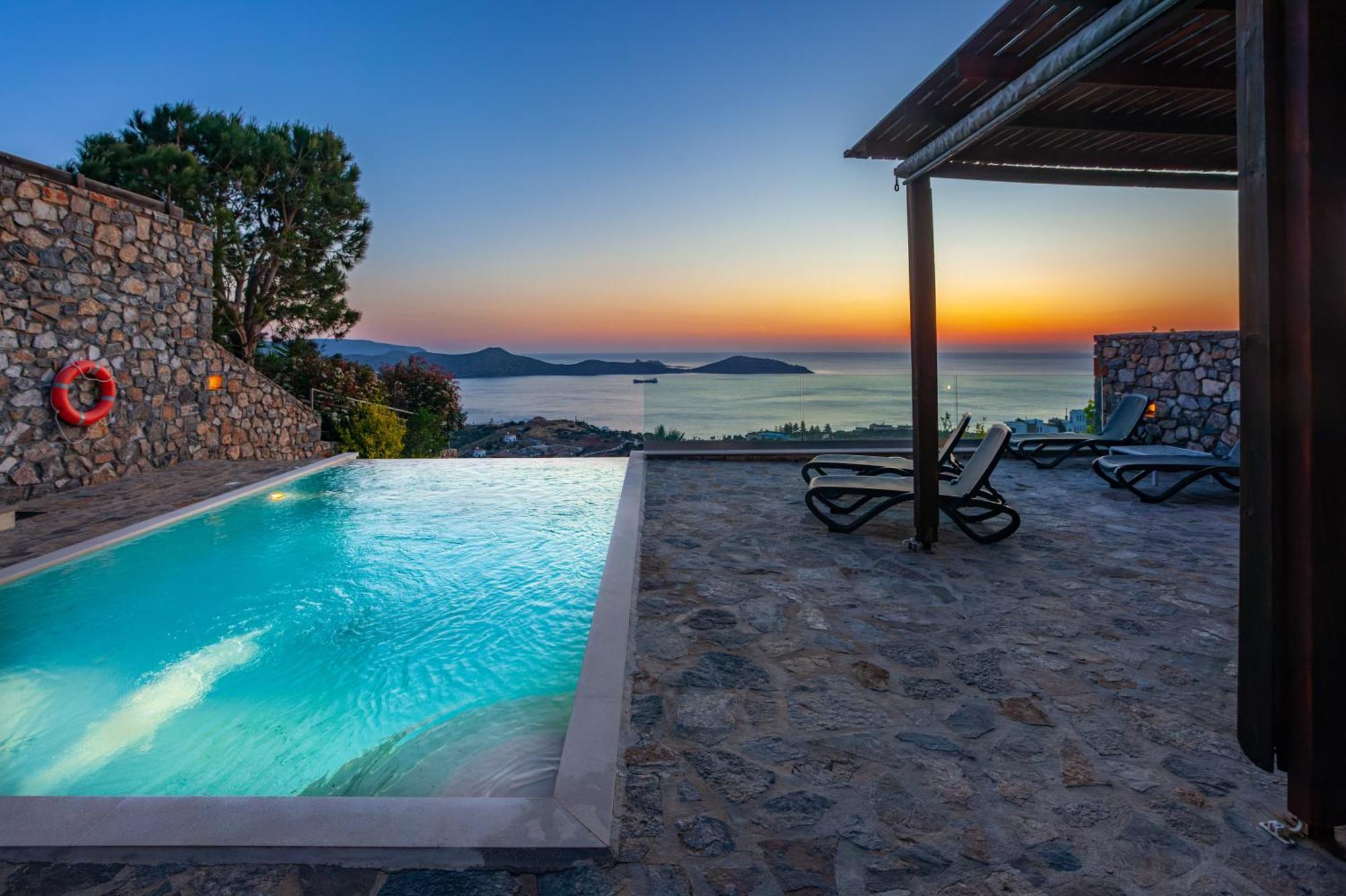 Elounda Sunrise Villa Ngoại thất bức ảnh