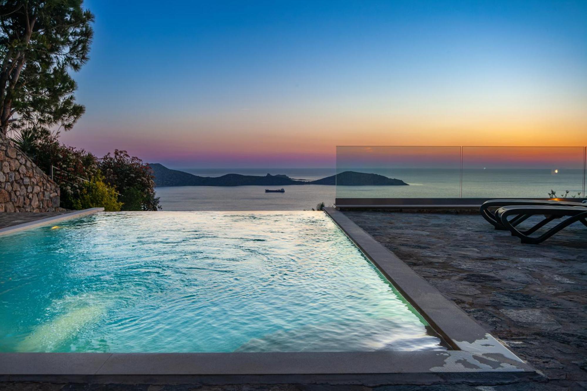 Elounda Sunrise Villa Ngoại thất bức ảnh