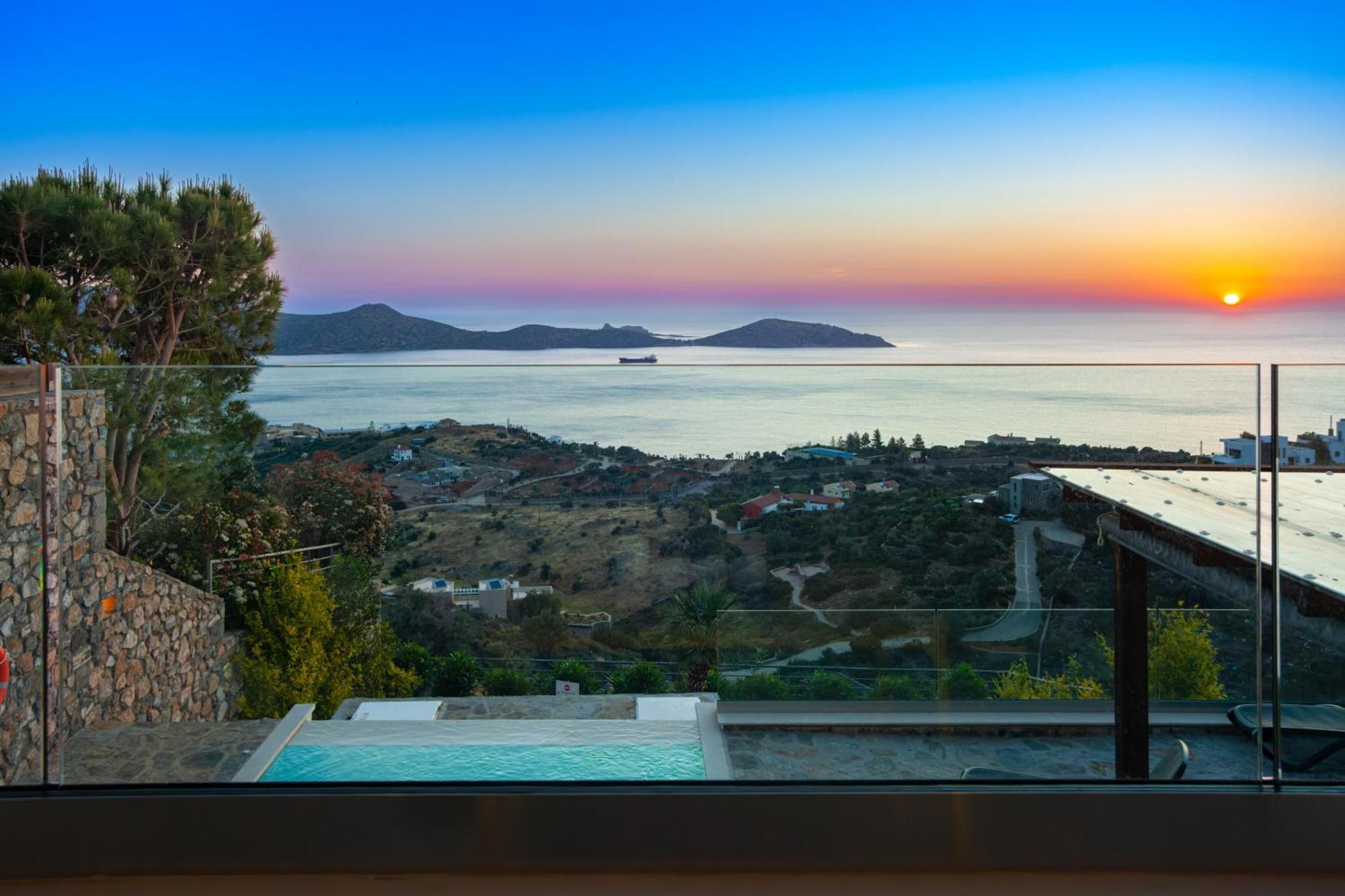 Elounda Sunrise Villa Ngoại thất bức ảnh